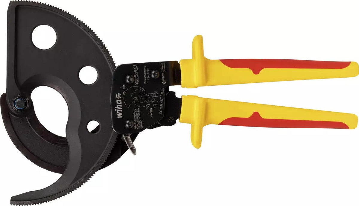 Wiha 46674 Cortacables Apto Para Abisoliertechnik Alu- Y Kupferkabel