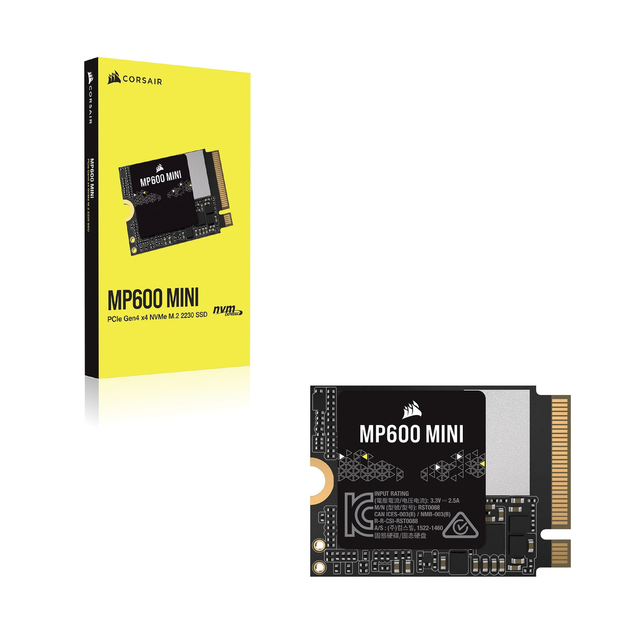 EAN 0840006688785 - Corsair MP600 MINI 2 TB M.2 PCI Express 4.0 NVMe 3D TLC imagen 7