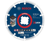 Disco De Corte Diamantado Bosch X-Lock Expert Disco De Diamante Para Metal, Ø 125 Mm