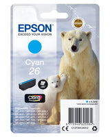 Tinta Original Epson T2612 Cyan Para Expression Premium Xp-600, Xp-605, Xp-700, Xp-800