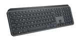 Teclado Suizo Logitech Mx Keys Retroiluminación Bluetooth 2.4 Ghz Qwerty Grafito