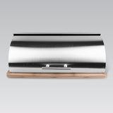 EAN 4897144670918 - Maestro MR-1672S panera Rectangular Plata, Madera Acero inoxidable, Bamboo imagen 3
