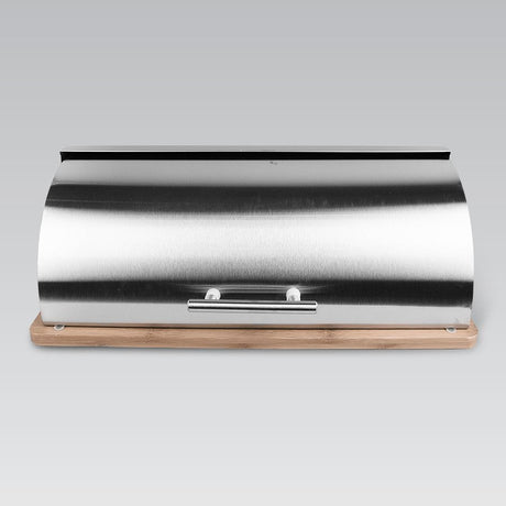 EAN 4897144670918 - Maestro MR-1672S panera Rectangular Plata, Madera Acero inoxidable, Bamboo imagen 3