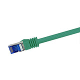 Latiguillo Cat 6a, S/Ftp,  5.00 M, Verde, Lszh Ultraflex Logilink