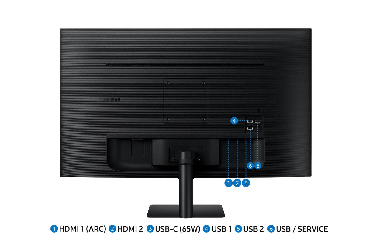 Monitor Samsung Ls27am500nr 27" Va Fhd 1920x1080 16:9 1000:1 250cd/M2 60hz Hdmi