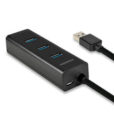 EAN 8595247903525 - Axagon HUE-S2B hub de interfaz USB 3.2 Gen 1 (3.1 Gen 1) Type-A 5000 Mbit/s Negro imagen 2