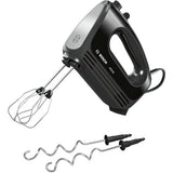 Batidora De Mano Bosch Mfq2420b Clevermixx, 400 W, 4 Velocidades, Acero Inoxidable Cepillado Negro