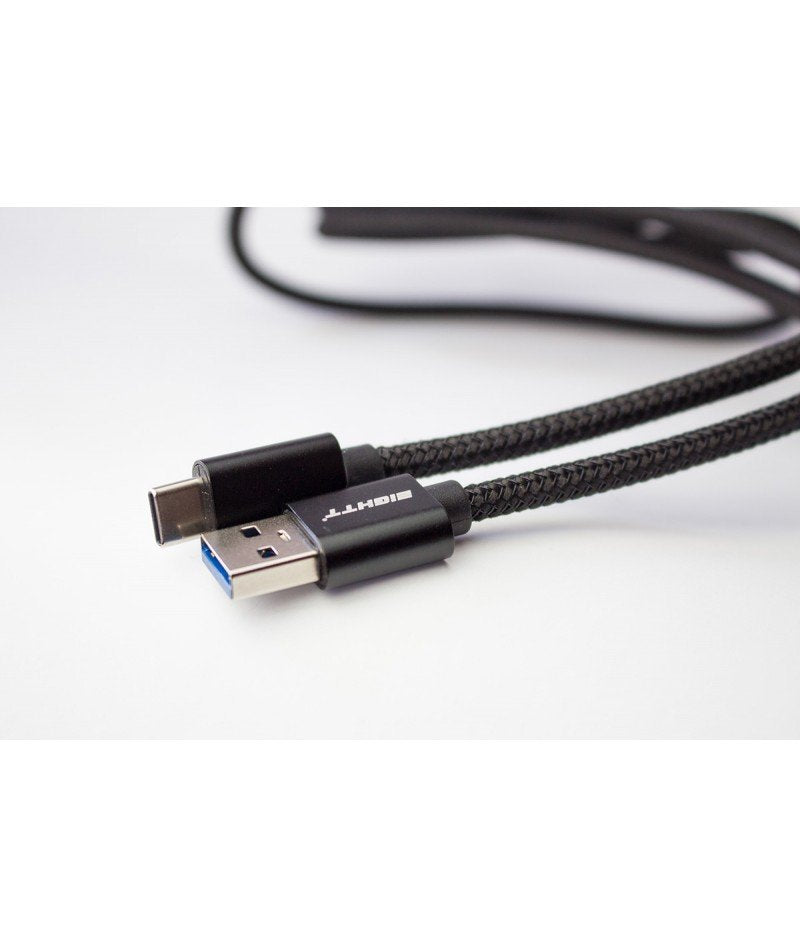 Eightt Cable Usb 3.0 A Usb Type C 1m Pvc Negro
