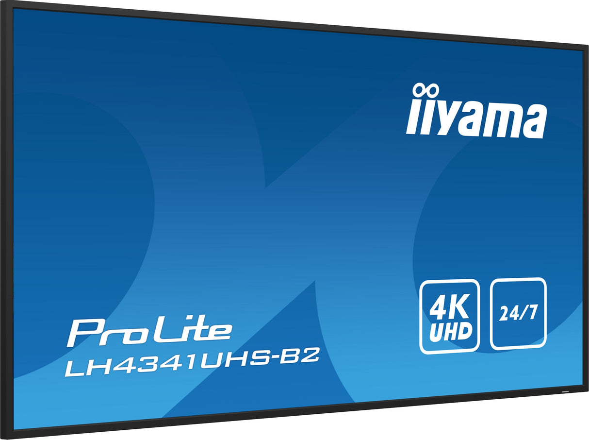 Television Iiyama Lh4341uhs-B2 (43") Negro Brillante