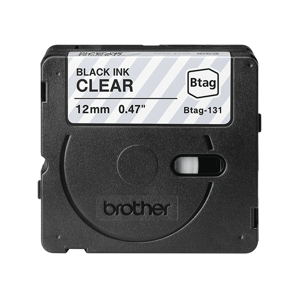 Brojoher Cinta Btag131 / Btag-131 Negro Sobre Transparentee