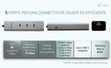 EAN 8595611707346 - i-tec Metal C31HUBMETAL8KPDPRO hub de interfaz USB Tipo C 10000 Mbit/s Plata imagen 10