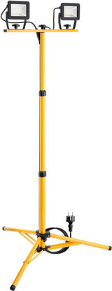Foco De Trabajo Led Con Trípode Telescópico, 2 X 20 W
Con Un Total De 3400 Lm Y Luz Blanca Neutra (4000 K), Apto Para Uso En Int