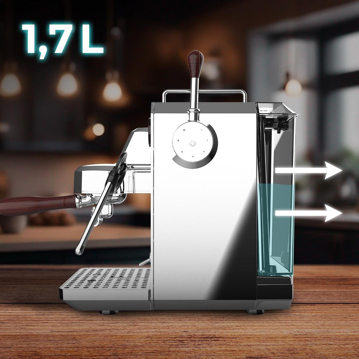 Cecotec Baristeo Intima Siebträgermaschine (Plata/Edelstahl, Thermoblock) A01_eu01_100127