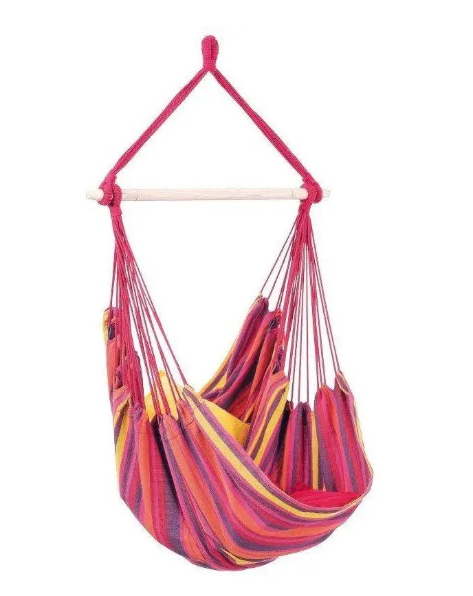 Silla Colgante Amazonas Relax Volcano Az-2020125 (Rojo Purpura)