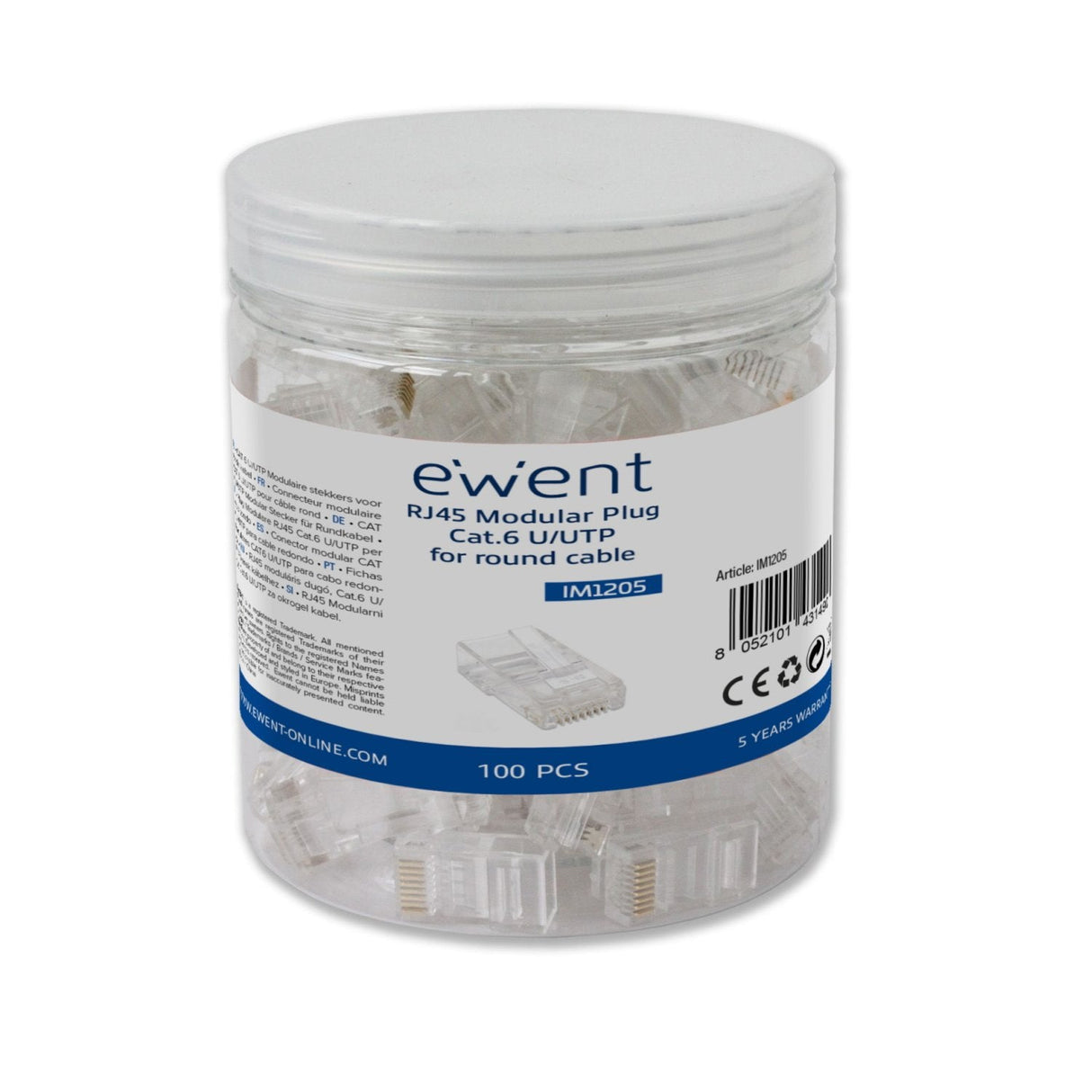 EAN 8052101431490 - Ewent IM1205 conector RJ-45 Transparente imagen 1