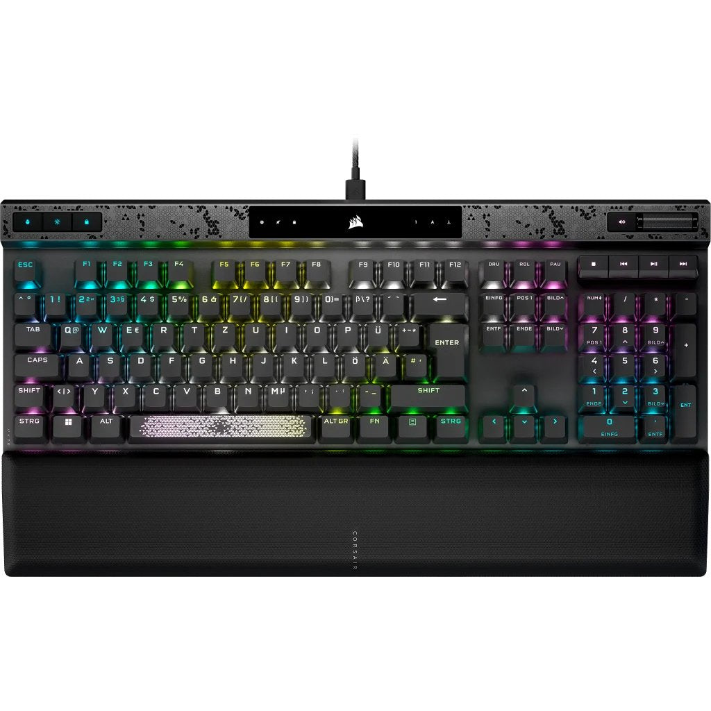 Teclado Alemán Corsair K70 Max Usb Negro