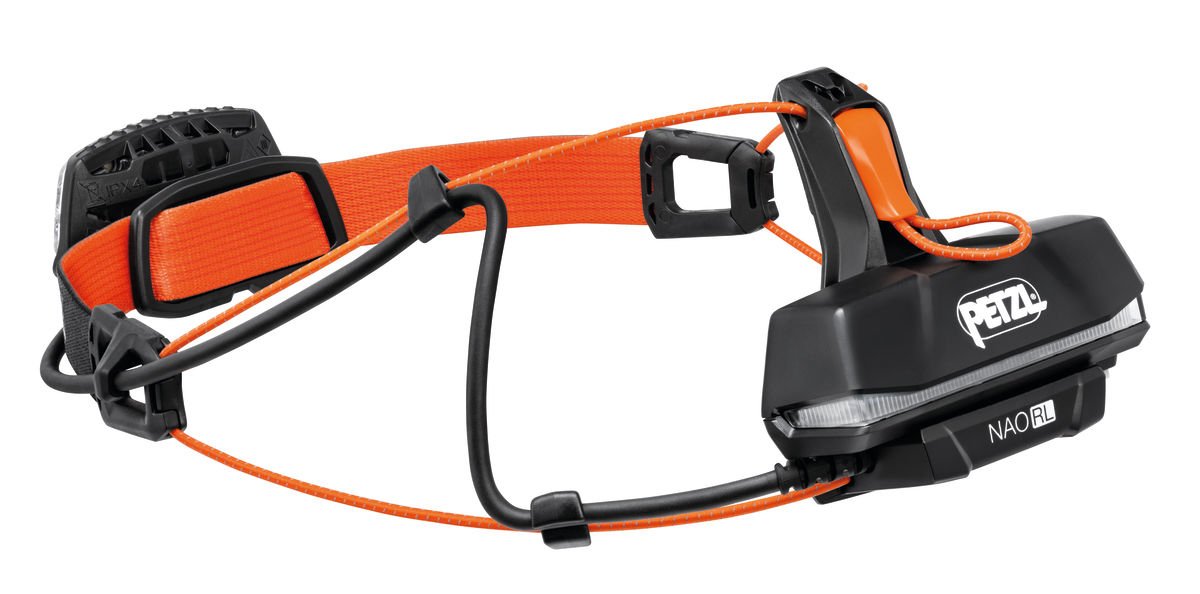 Petzl Nao Rl Negro, Naranja Linterna Con Cinta Para Cabeza Led