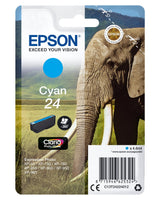 Tinta Original Epson 24 Cian 360 Paginas/C13t24224012 C13t24224012