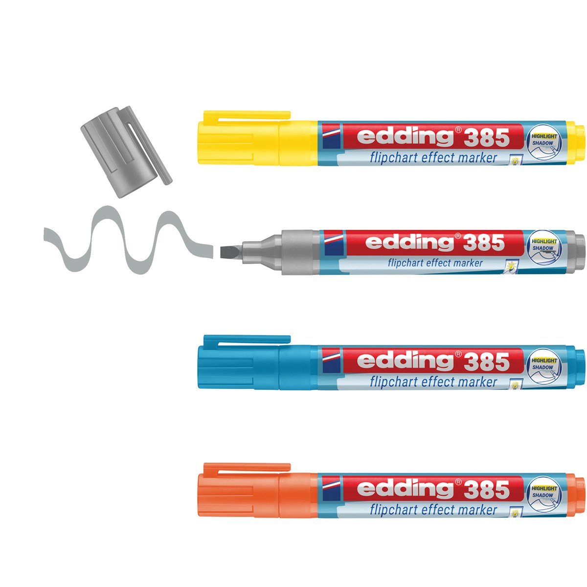 Edding 385 Flipchart-Marker 1.0 - 5.0 Mm Farbsortiert
