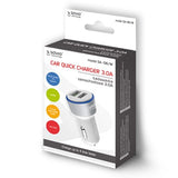 Cargador De Coche Savio Quick Charge 3.0a Sa-06/W
