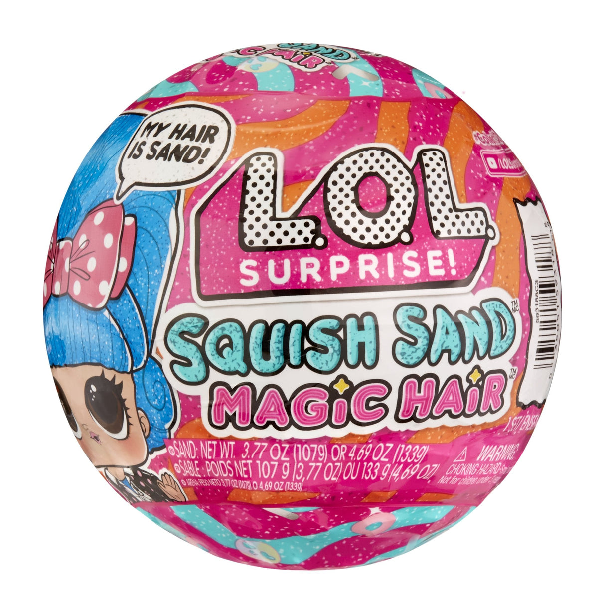 Muñeca  Mga Entertainment L.Ol Surprise Squish Sand Magic Hair Tots