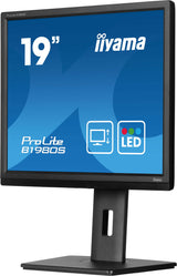 Monitor Iiyama Prolite B1980s-B1 19", Negro Mate, Sxga, Tn, Hdmi, Dp, Soporte Ergonómico B1980s-B1