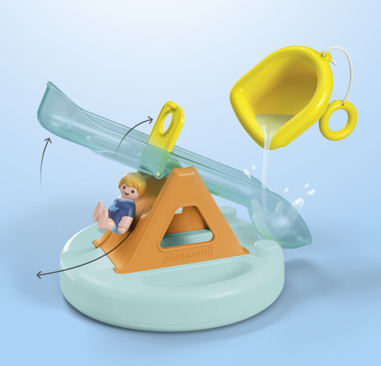 Playmobil Junior Aqua: Isla De Baño Con Tobogán