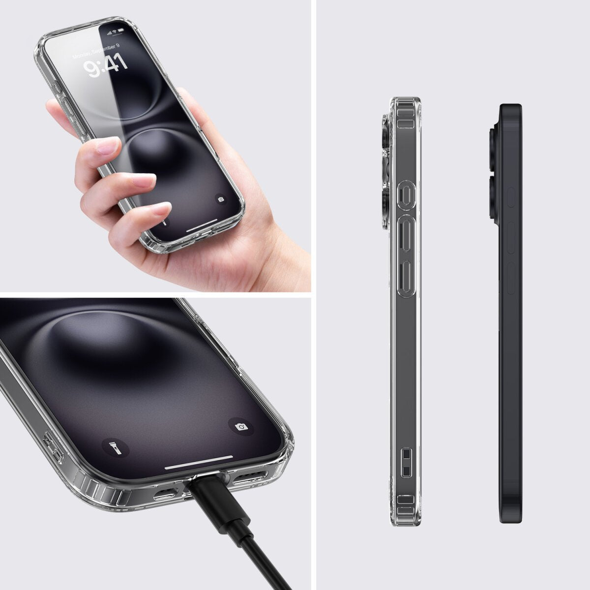 EAN 4252011911806 - 4smarts 360° Premium funda para teléfono móvil 15,9 cm (6.27") Bumper Transparente imagen 5