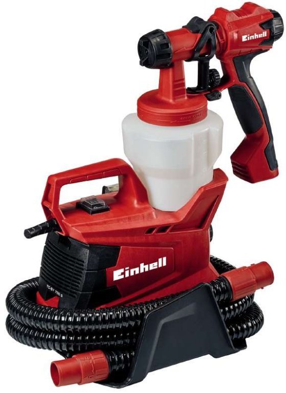 Sistema De Pulverización De Pintura Einhell Tc-Sy 700 S, Pistola Pulverizadora (Rojo/Negro, 700 Vatios) 4260020