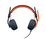 EAN 0097855190680 - Logitech 981-001372 auricular y casco Auriculares Alámbrico Diadema Educación Azul, Naranja imagen 1