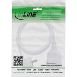 Inline® Power Cable De Extensión Angeld Type F White 3m