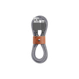 Native Union Belt-Ac-Zeb-Np Cable Usb 1,2 M Usb A Usb C Negro, Blanco