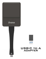 Iiyama Wp D002c Adaptador Smart Tv Usb 4k Ultra Hd Negro, Plata