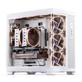 Caja Pc Jonsbo Tk-4 Midi-Tower, Atx, Tempered Glass - Blanco