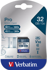 Verbatim Pro Secure Digital 32gb Cl10 Uhs 47021