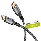 EAN 4040849756818 - Goobay 75681 cable DisplayPort 3 m Negro imagen 1