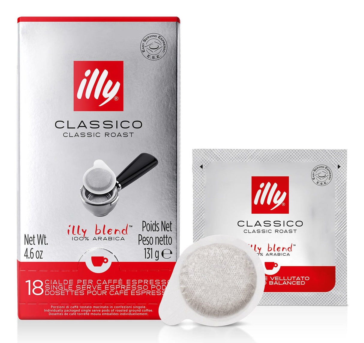 Illy 7998 Bolsita Y Cápsula De Café Dosis De Café Tueste Medio 18 Piezas