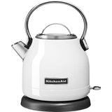EAN 5413184912635 - KitchenAid 5KEK1222EWH tetera eléctrica 1,25 L 2200 W Negro, Acero inoxidable, Blanco imagen 1