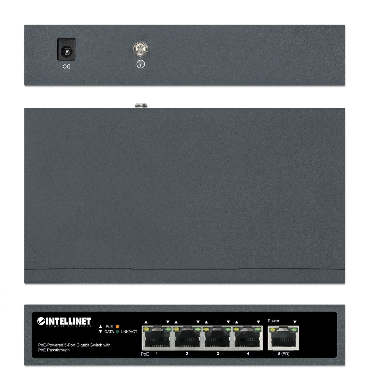 EAN 0766623561808 - Intellinet 561808 switch Gigabit Ethernet (10/100/1000) Energía sobre Ethernet (PoE) imagen 6