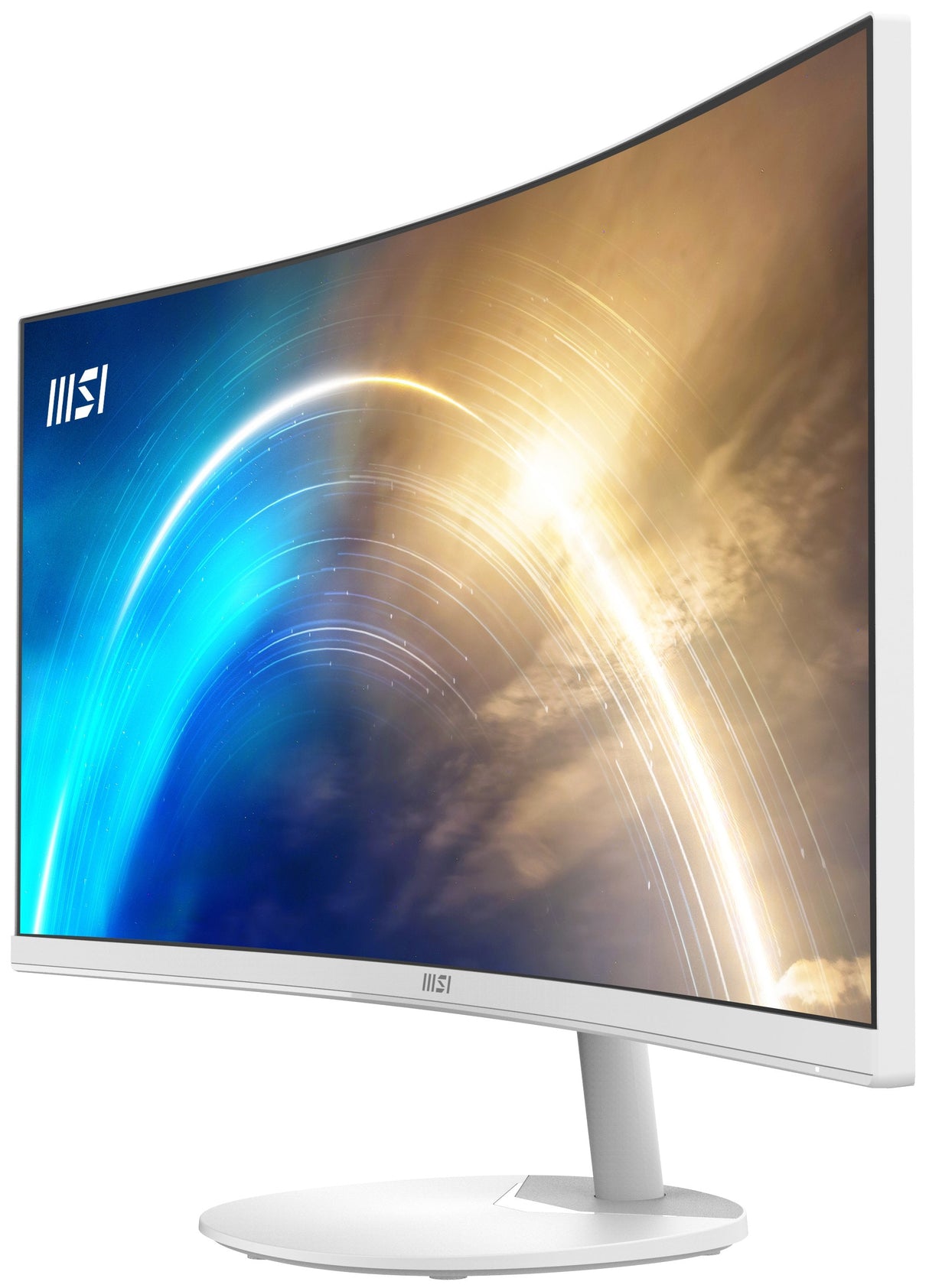 Monitor Msi Pro Mp341cqwde Led  34 " Blanco, Wqhd, Va, Curvo, Panel 100hz 9s6-3pb2ct-010