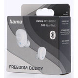 Auriculares Hama Freedom Buddy  True Wireless Stereo (Tws)  Bluetooth Gris Claro, Blanco