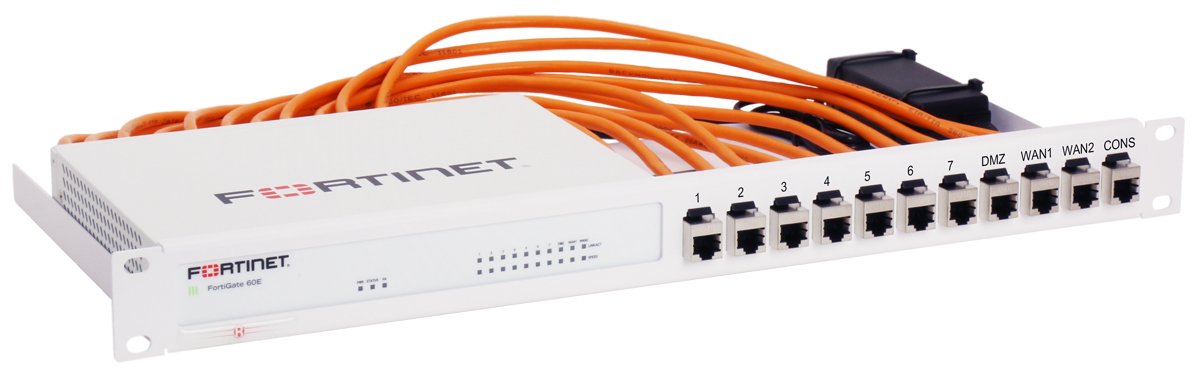 Kit Rackmount.It Para Fortigate 60e 61e Blindado Indumrial