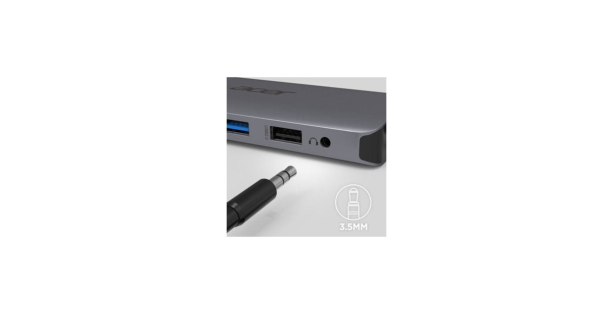 Acer 12-In-1 Type C 1xrj45,1x3.5audi 2xusb3.2,2xusb2.0,1xsd/Tf,2xpd,1xdp