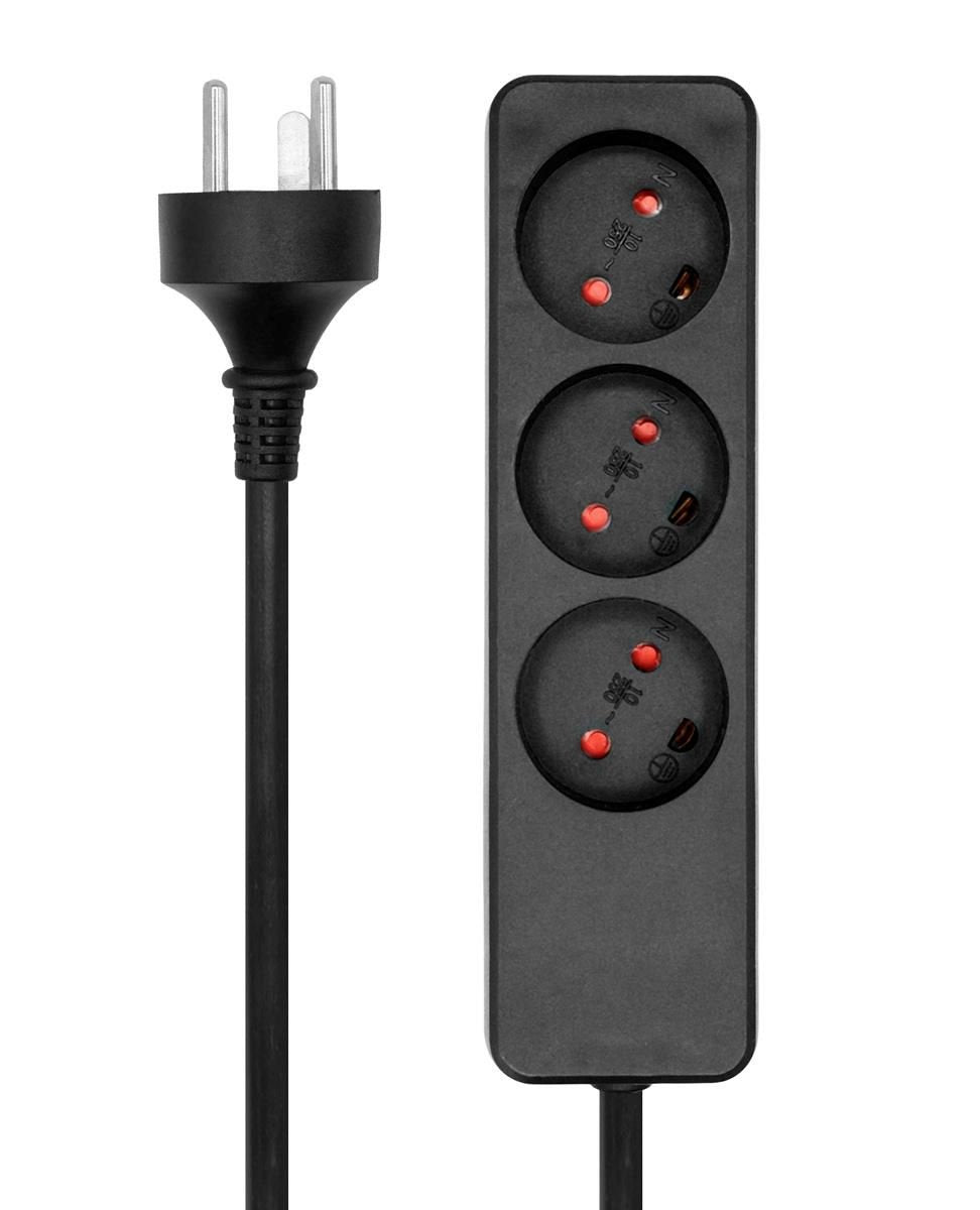 Microconnect Mc-Edbgru0303b Base Múltiple 3 M