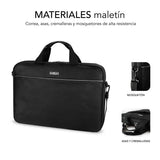 EAN 8436586741204 - SUBBLIM SUB-LB-2SP0050 maletines para portátil 39,6 cm (15.6") Maletín Toploader Negro imagen 3