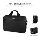 EAN 8436586741204 - SUBBLIM SUB-LB-2SP0050 maletines para portátil 39,6 cm (15.6") Maletín Toploader Negro imagen 3