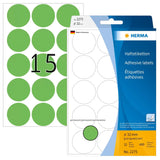 Herma Adhesive Labels Green 32mm 32 Sheets 111x170 480 Pcs. 2275 Etiquetas