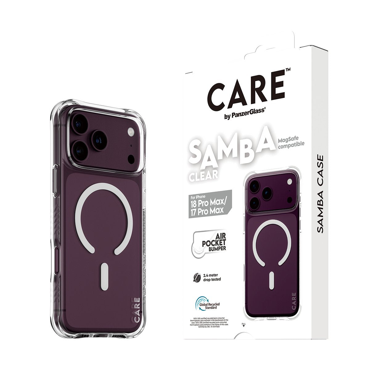 Care By Panzerglass Samba Case Ip17/18 Pro Max Transpa. Ms Weiss