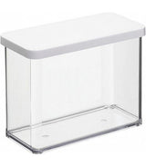 Rotho Loft Caja Rectangular 2,1 L Transparente, Blanco