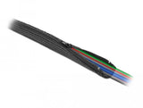Delock Funda Trenzada Con Cremallera Resistente Al Calor 2 Mx 50 Mm Negro